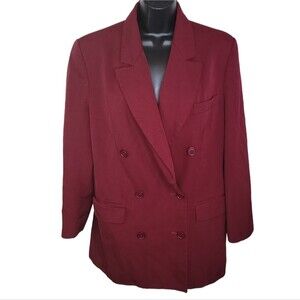 Classiques Entier Wool Double breasted blazer jacket size Medium